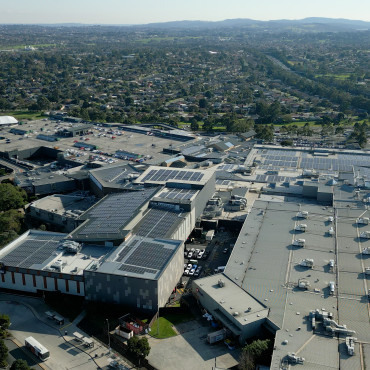 Solar in a complex shopping centre environment